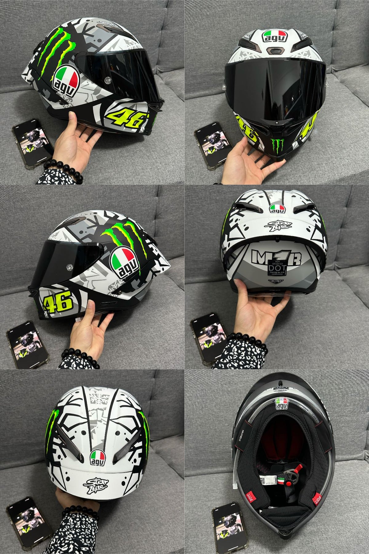 AGV Pista GP-RR Frozen Monster